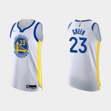 Golden State Warriors Draymond Green # 23 2021/22 75th Anniversary Association Blanc Authentic Maillot