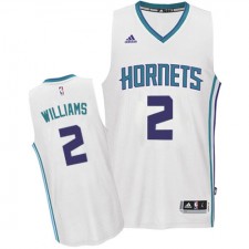 NBA Marvin Williams Swingman Men's White Jersey - Adidas Charlotte Hornets &2 Home