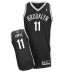 NBA Brook Lopez Authentic Men's Black Jersey - Adidas Brooklyn Nets &11 Road