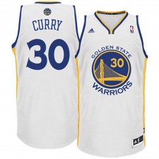 Stephen Curry Golden State Warriors Revolution 30 Swingman Home White Jersey