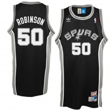 San Antonio Spurs &50 David Robinson Soul Swingman Black Jersey