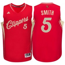 Los Angeles Clippers &5 Josh Smith Red 2015 Christmas Day Swingman Jersey